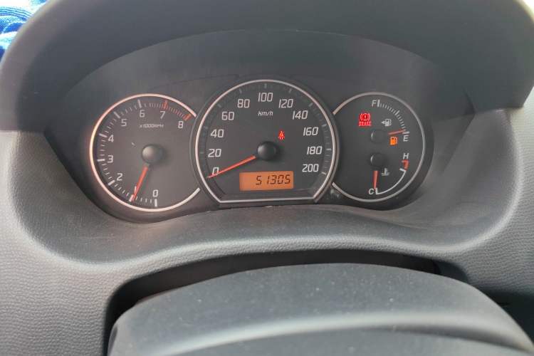 Used Suzuki Swift 2014 1.3L Manual Standard Edition Odometer Close Up