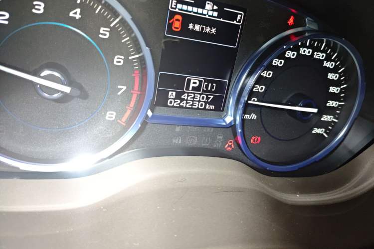 Used Subaru Forester 2018 2.0i Fashion Navigation Edition Odometer Close Up