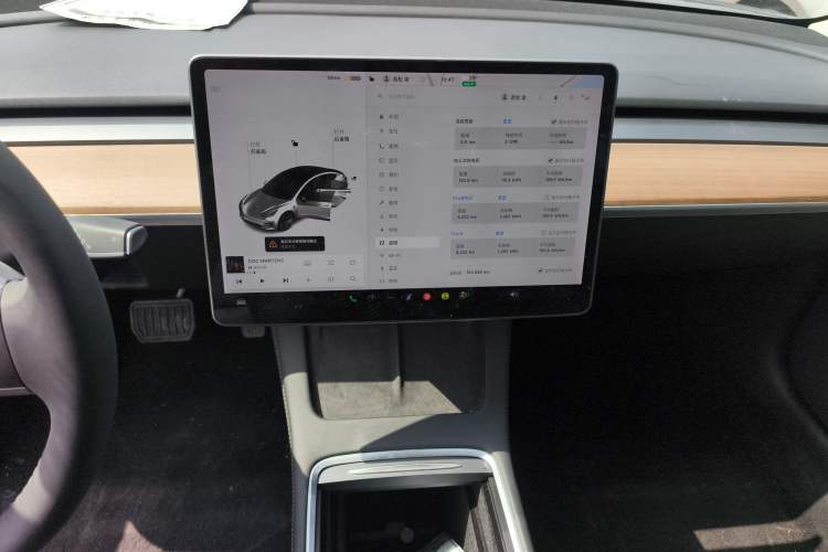 Used Tesla Model 3 2021 Standard Range Rear-Drive Upgraded Version Audio And AC Panel