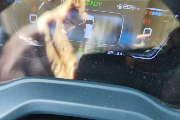 Used SWM Dahu EDi 2023 EDi 1.5L Luxury Model 7 Seats Odometer Close Up