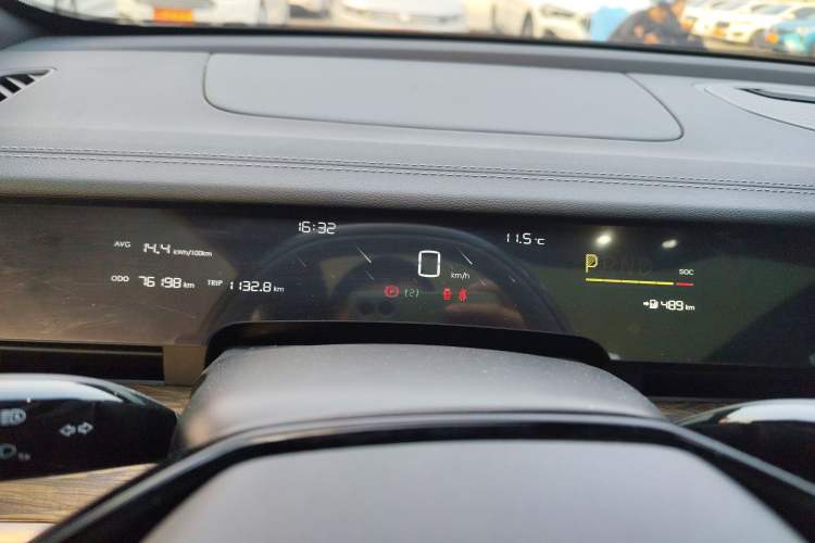 Used NETA S 2023 Pure Electric 520km Rear-Drive Lite Version Instrument Cluster