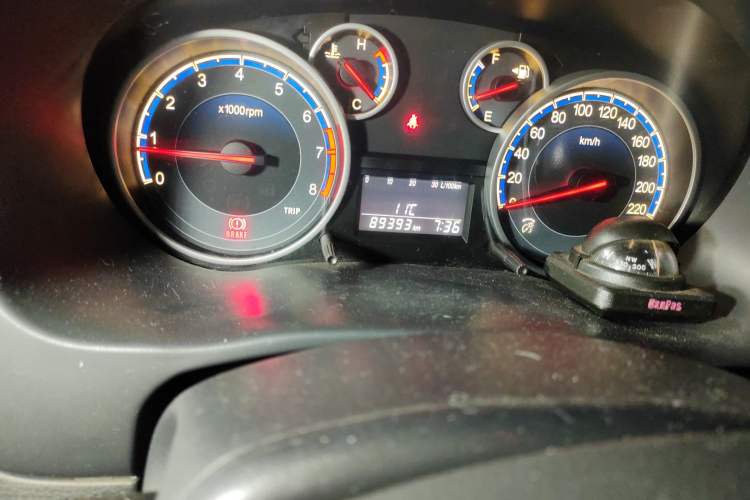 Used Suzuki SX4 2011 Revised Version 1.6L Manual – Dynamic Edition Odometer Close Up