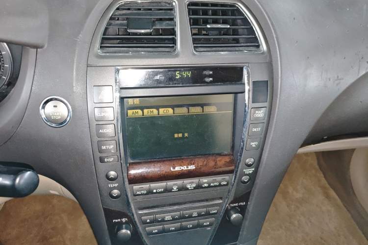 Used Lexus ES 2010 240 Luxury Edition Audio And AC Panel