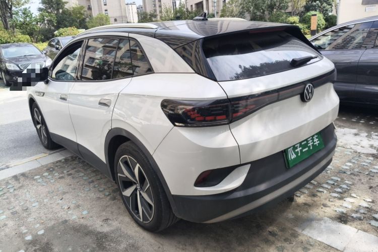 Used Volkswagen ID.4 CROZZ 2021 Long-Range PRO Two-Wheel Drive Version Rear Left 45 Deg