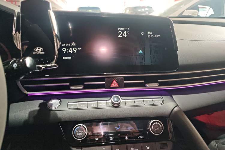 Used Hyundai Elantra 2023 1.5L CVT LUX Prestige Edition Audio And AC Panel