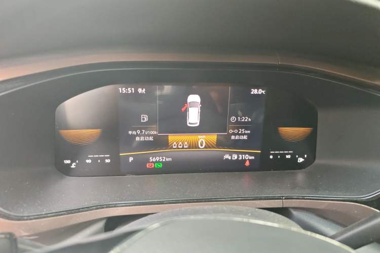 Used Volkswagen Tharu 2022 330TSI Four-Wheel Drive Luxury Edition Instrument Cluster