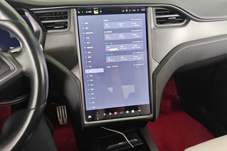 Used Tesla Model X 2020 Performance High-Performance Edition Audio And AC Panel