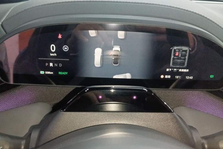 Used Zeekr 001 2024 WE Edition 95 kWh All-Wheel Drive Instrument Cluster