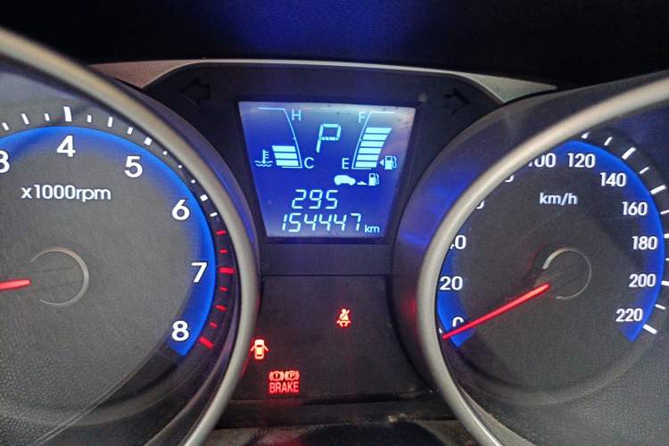 Used Hyundai ix35 2010 2.0L Automatic Two-Wheel Drive Elite Edition GLS Odometer Close Up