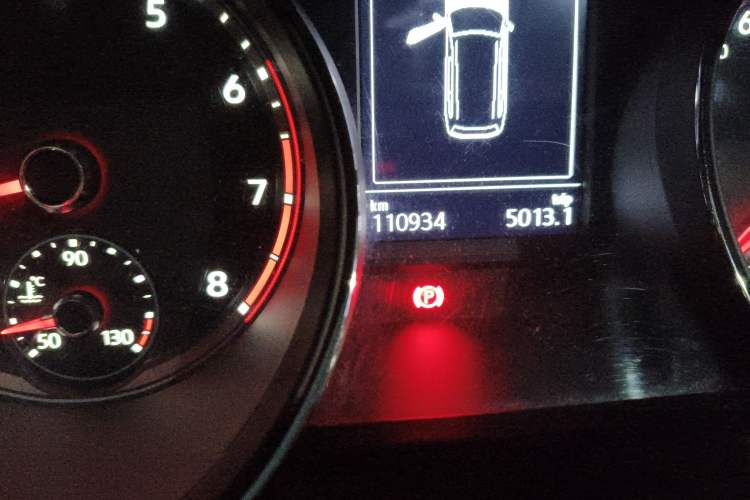 Used Volkswagen Teramont 2017 330TSI Two-Wheel-Drive Luxury Edition Odometer Close Up