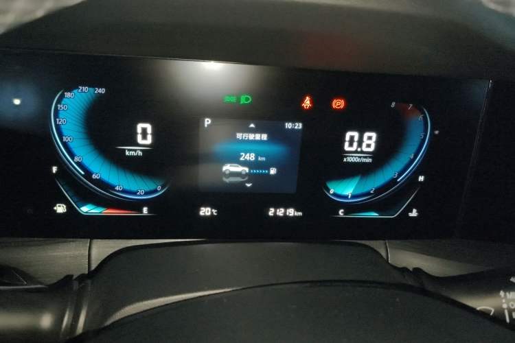 Used CHANGAN CS55PLUS 2021 Blue Whale Edition 1.5T DCT Luxury Model Instrument Cluster