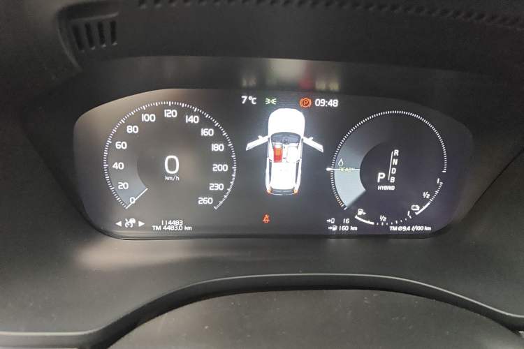 Used Volvo XC60 New Energy 2019 T8 E-Drive Hybrid Intelligent Luxury Sport Edition China VI Instrument Cluster