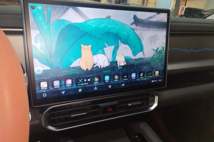 Used JETOUR Shanhai Traveler C-DM 2024 C-DM 129KM Linye Edition Audio And AC Panel