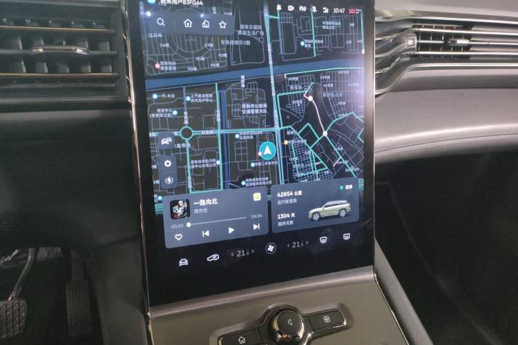 Used Nio ES6 2020 430KM Performance Version Audio And AC Panel