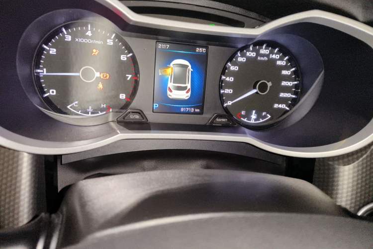 Used Geely Auto Emgrand GS 2016 Sport Edition 1.8L Automatic LingShang Model Odometer Close Up