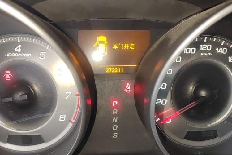 Used Acura MDX 2010 3.7 Standard Edition Odometer Close Up