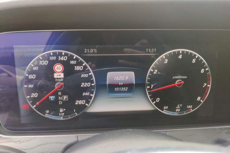 Used Mercedes-Benz E-Class 2017 E 300 L Sporty and Stylish Model Instrument Cluster