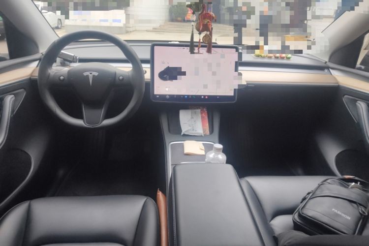 Used Tesla Model Y 2021 Standard Range Rear-Wheel Drive Version Center Console