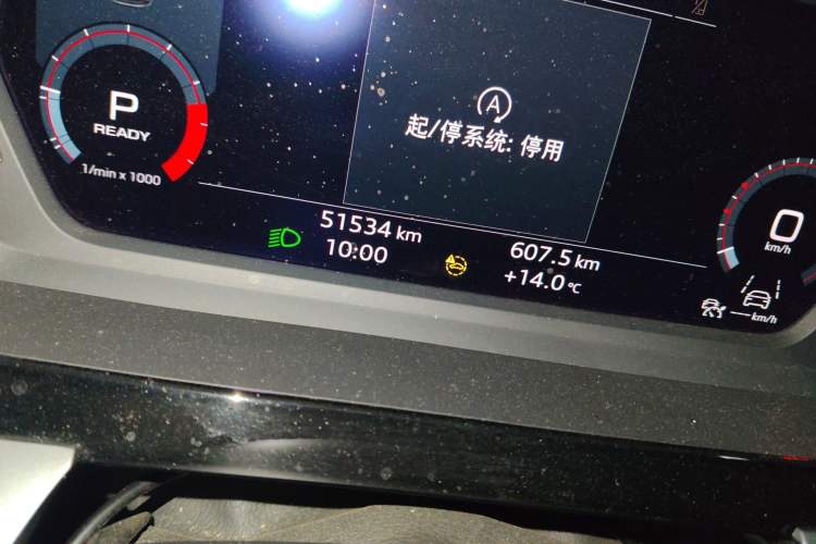 Used Audi A3 2021 Sportback 35 TFSI Fashionable Sports Model Odometer Close Up