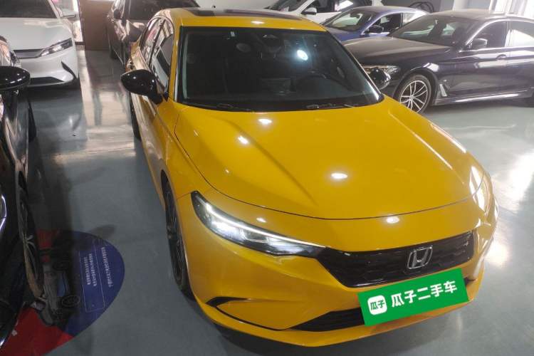 Used Honda Integra 2023 HATCHBACK 240TURBO CVT Phantom Night Deluxe Edition Front Right 45 Deg