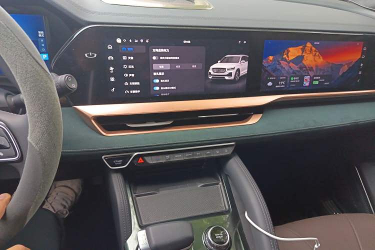 Used Geely Auto Monjaro L 2023 2.0TD High-Power Automatic Two-Wheel Drive Flagship Version Audio And AC Panel