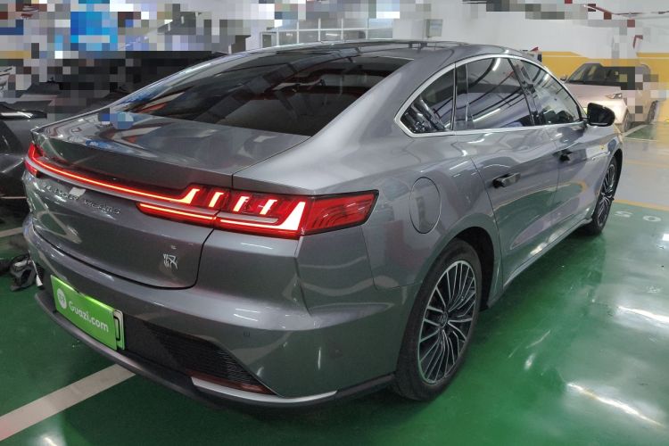 Used BYD Han 2020 EV Long-Range Luxury Model Rear Right 45 Deg