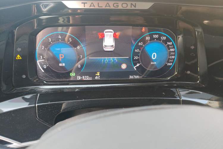 Used Volkswagen Talagon 2024 380TSI Four-Wheel Drive Luxury Jiajing Pro Shared-Experience Version 6 Seats Odometer Close Up