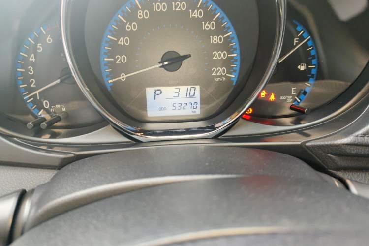 Used Toyota Vios FS 2017 1.5L CVT Fengchi Edition Odometer Close Up