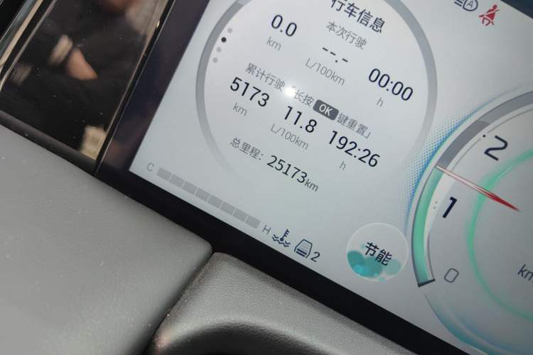 Used GAC Trumpchi M8 2023 Zongshi Series 400T Flagship Edition Odometer Close Up