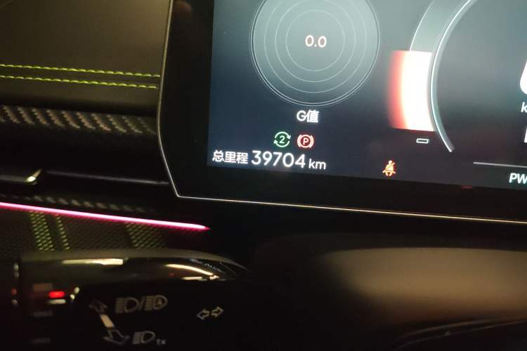 Used NETA GT 2023 580 AWD Odometer Close Up