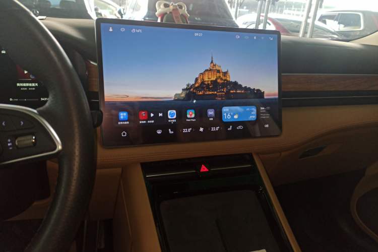 Used Hima AITO M5 2022 Pure Electric All-Wheel-Drive Performance Edition Audio And AC Panel