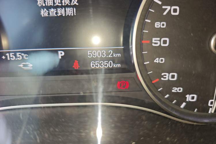 Used Audi A6L New Energy 2018 40 e-tron Odometer Close Up