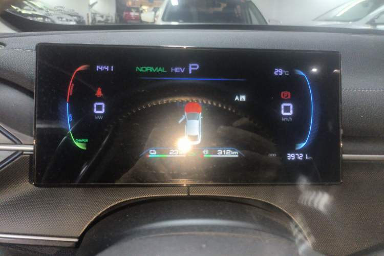 Used BYD Destroyer 05 2024 HONOR Edition DM-i 55KM Luxury Model Instrument Cluster