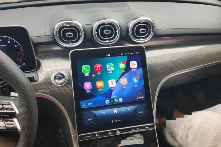 Used Mercedes-Benz C-Class 2025 Facelift C 260 L Sport Edition Odometer Close Up