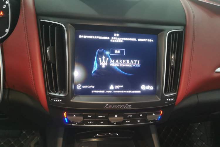 Used Maserati Levante 2016 3.0T S Standard Model Audio And AC Panel