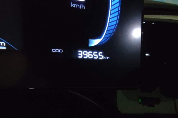 Used BYD Qin PLUS 2023 Champion Edition DM-i 55KM Leading Model Odometer Close Up