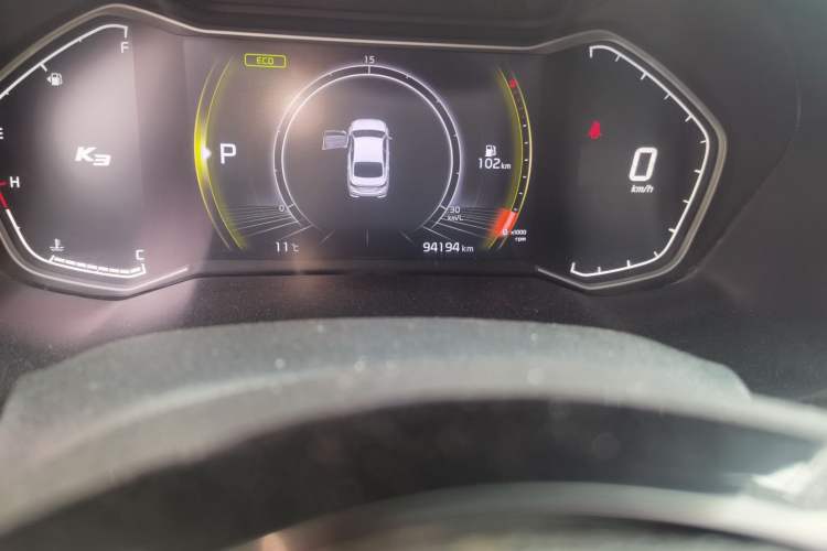 Used Kia K3 2019 1.5L CVT Smart Connectivity Version Odometer Close Up