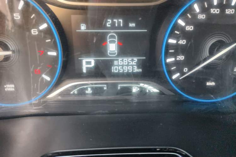 Used GAC Trumpchi GS4 2018 235T Automatic Two-Wheel Drive Elite Edition Odometer Close Up