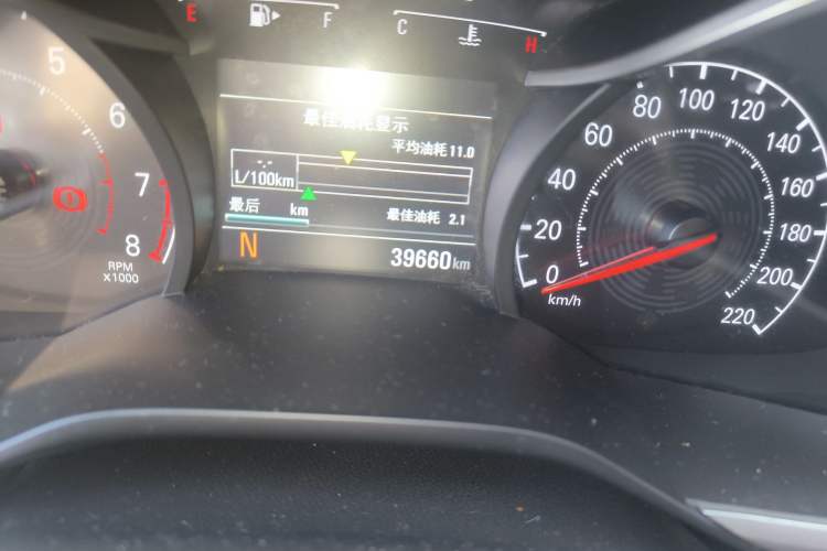 Used Chevrolet Monza 2019 Redline 320T Dual-Clutch Joyful Edition China VI Standard Odometer Close Up