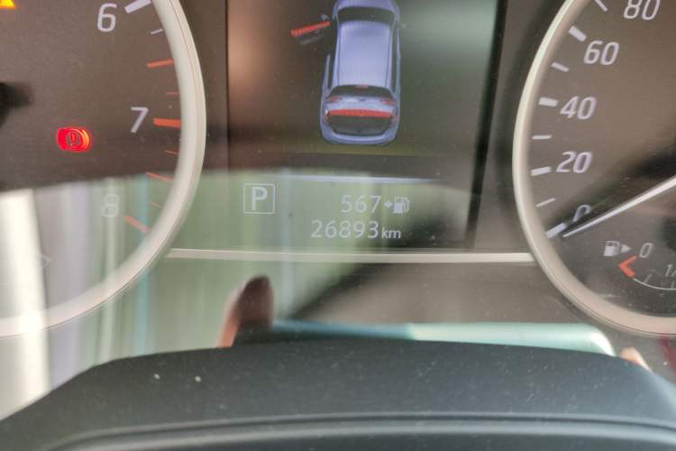 Used Nissan Tiida 2023 1.6L CVT Smart Drive Version Odometer Close Up