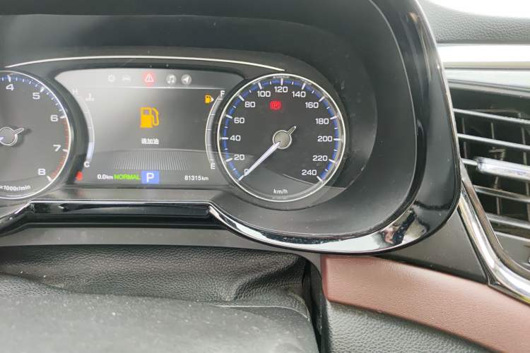 Used GAC Trumpchi GS8 2017 320T Two-Wheel Drive Luxury Smart Connectivity Version (7 Seats) Odometer Close Up