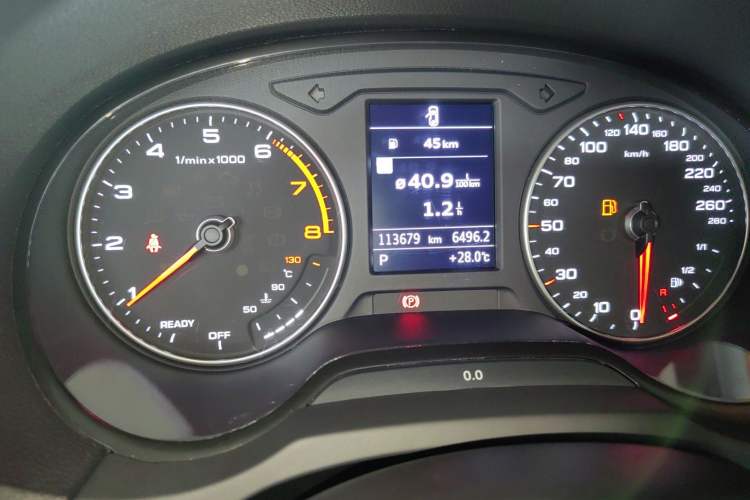 Used Audi A3 2018 30th Anniversary Edition Sportback 35 TFSI Ambition Model Odometer Close Up