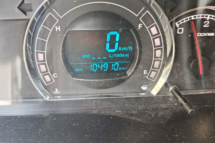 Used Great Wall M4 2014 1.5L Manual Luxury Model Odometer Close Up