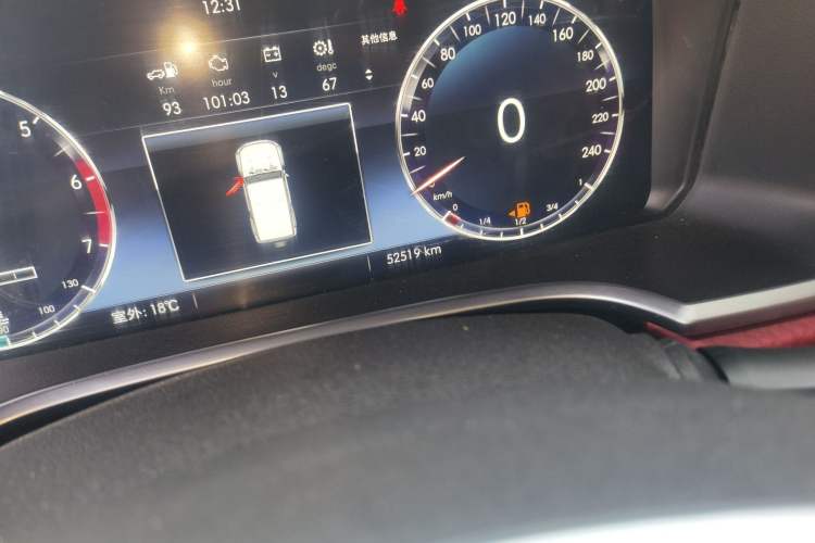 Used BAIC Off-Road BJ40 2019 2.0T Automatic Four-Wheel Drive Urban Hunter Edition Flagship Model China V Emission Standard Odometer Close Up