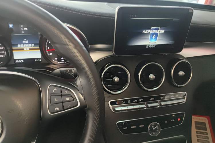 Used Mercedes-Benz C-Class 2018 C 180 L Fashion Edition Sport Version Audio And AC Panel