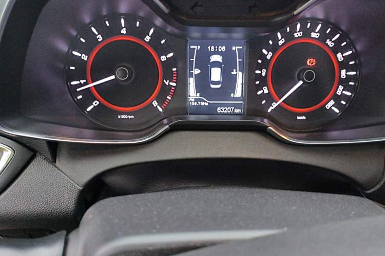 Used Chery Arrizo 5 2016 1.5L Manual Lingrui Edition Odometer Close Up