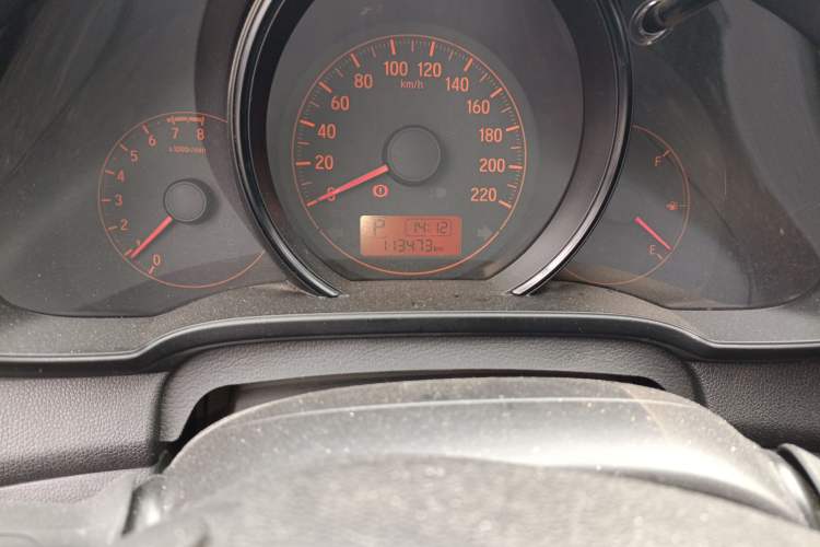 Used Honda Fit 2020 1.5L CVT Comfort Version Odometer Close Up