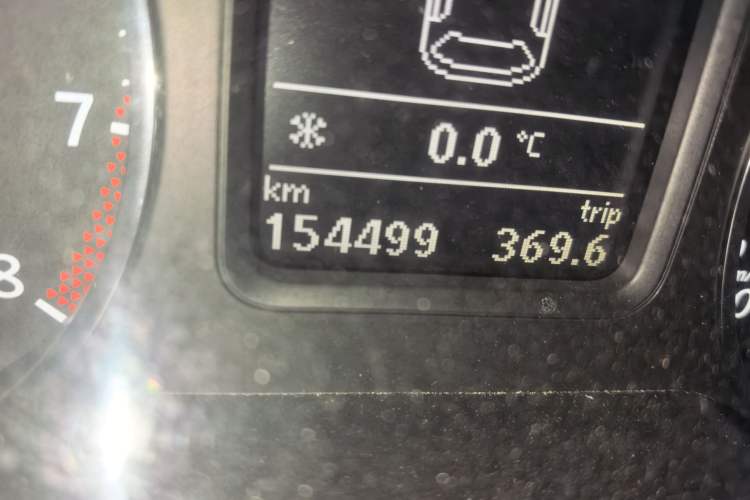 Used Volkswagen Polo 2012 1.4TSI GTI Odometer Close Up