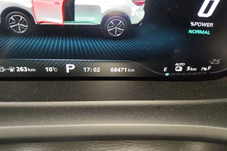 Used MG HS New Energy 2020 eHS 1.5T e-Trophy Odometer Close Up