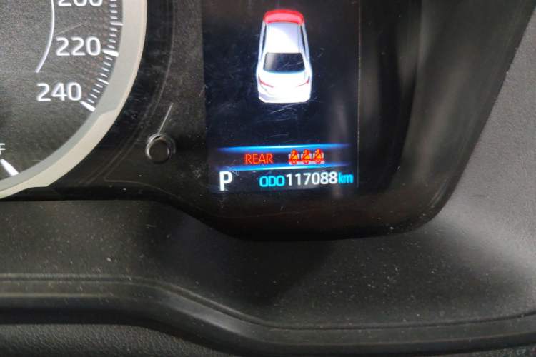 Used Toyota Allion 2021 2.0L Luxury Edition Odometer Close Up